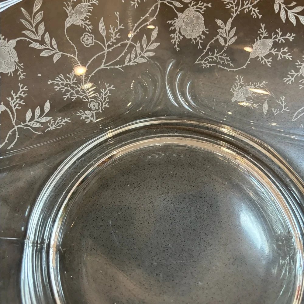 Fostoria chintz crystal